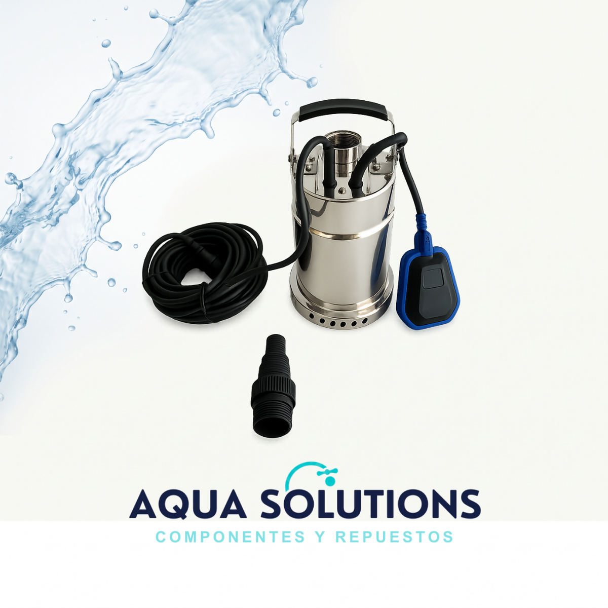 BOMBA SUMERGIBLE DE ACHIQUE PARA AGUAS LIMPIAS GUT SERIE GKS INOX