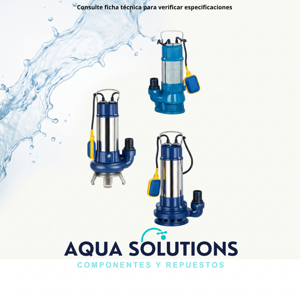 BOMBA SUMERGIBLE DE ACHIQUE PARA AGUAS RESIDUALES GUT SERIE GKV-F