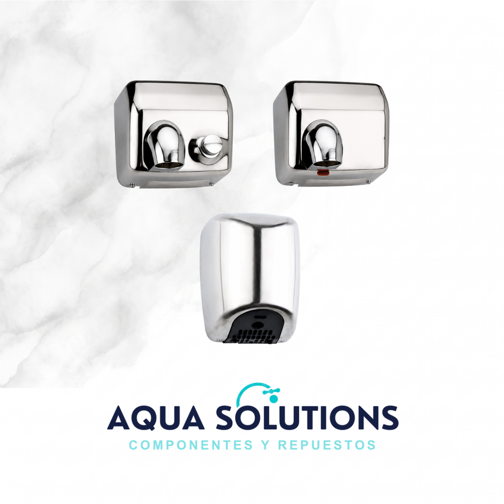 SECAMANOS CON PULSADOR INOX SATINADO GUT MOD. GIF502