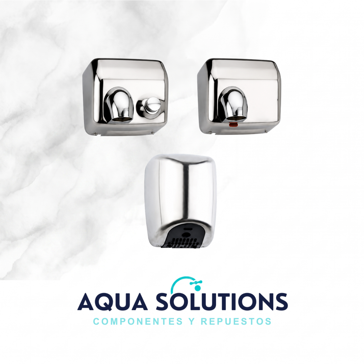 SECAMANOS CON PULSADOR INOX SATINADO GUT MOD. GIF502