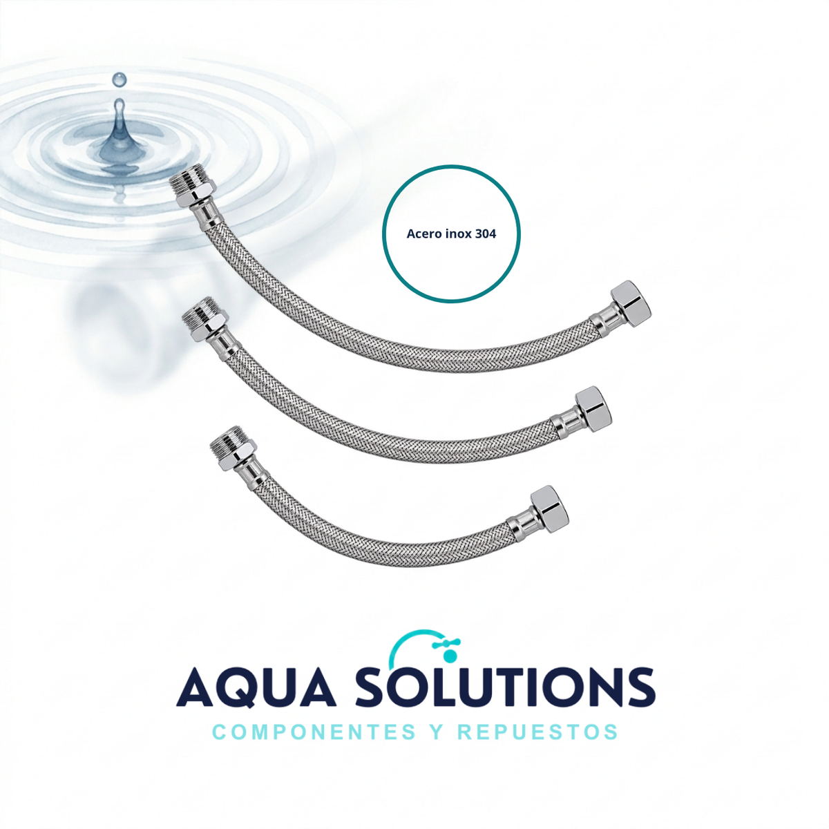 LATIGUILLO FLEXIBLE INOXIDABLE AISI 304 M-H 1" GUT SERIE CH
