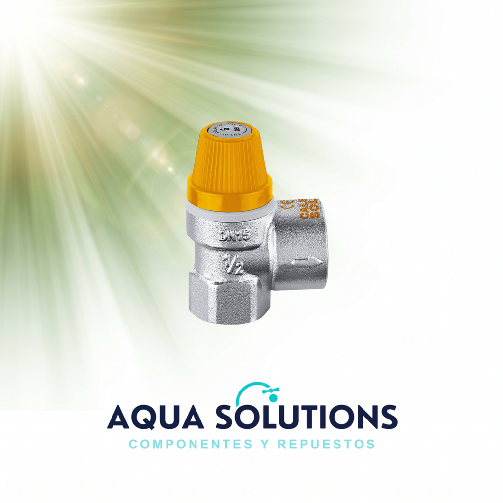 VÁLVULA DE SEGURIDAD SOLAR CALEFFI 1/2x3/4" SERIE 253