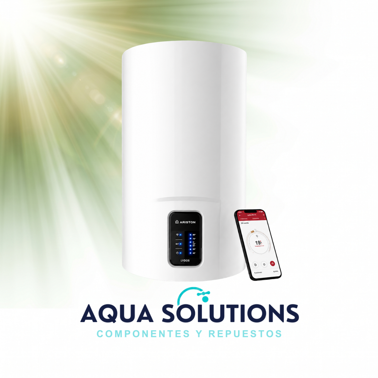 BOMBA DE CALOR PARA ACS ARISTON MOD. LYDOS HIBRID WIFI 80L